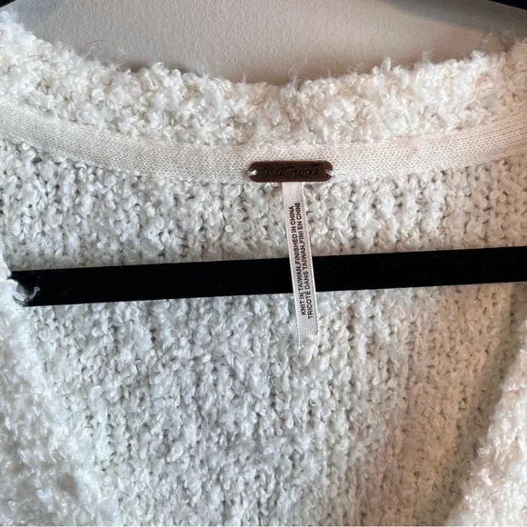 Free People Eco Theo Oversized V-Neck Sweater XS - Picture 4 of 9